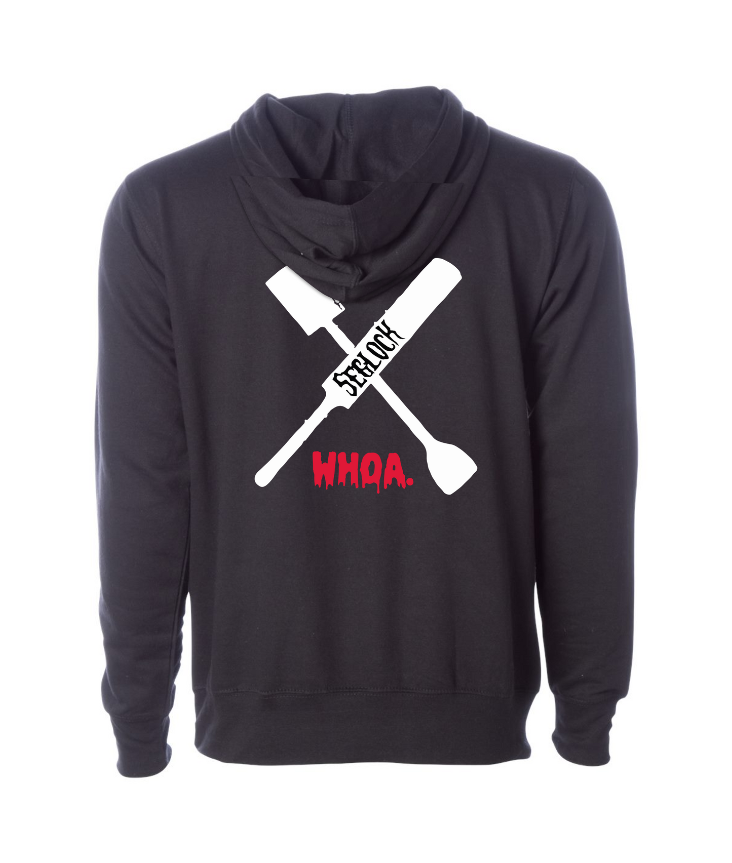 V-SEGTOP - SEG Red - Black Hoodie
