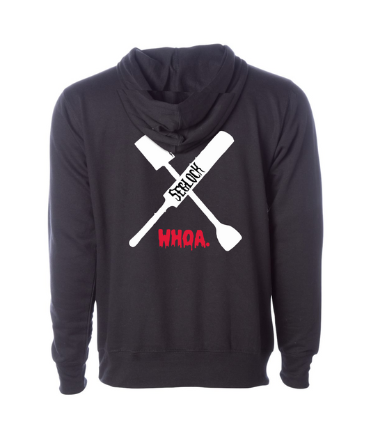 V-SEGTOP - SEG Red - Black Hoodie