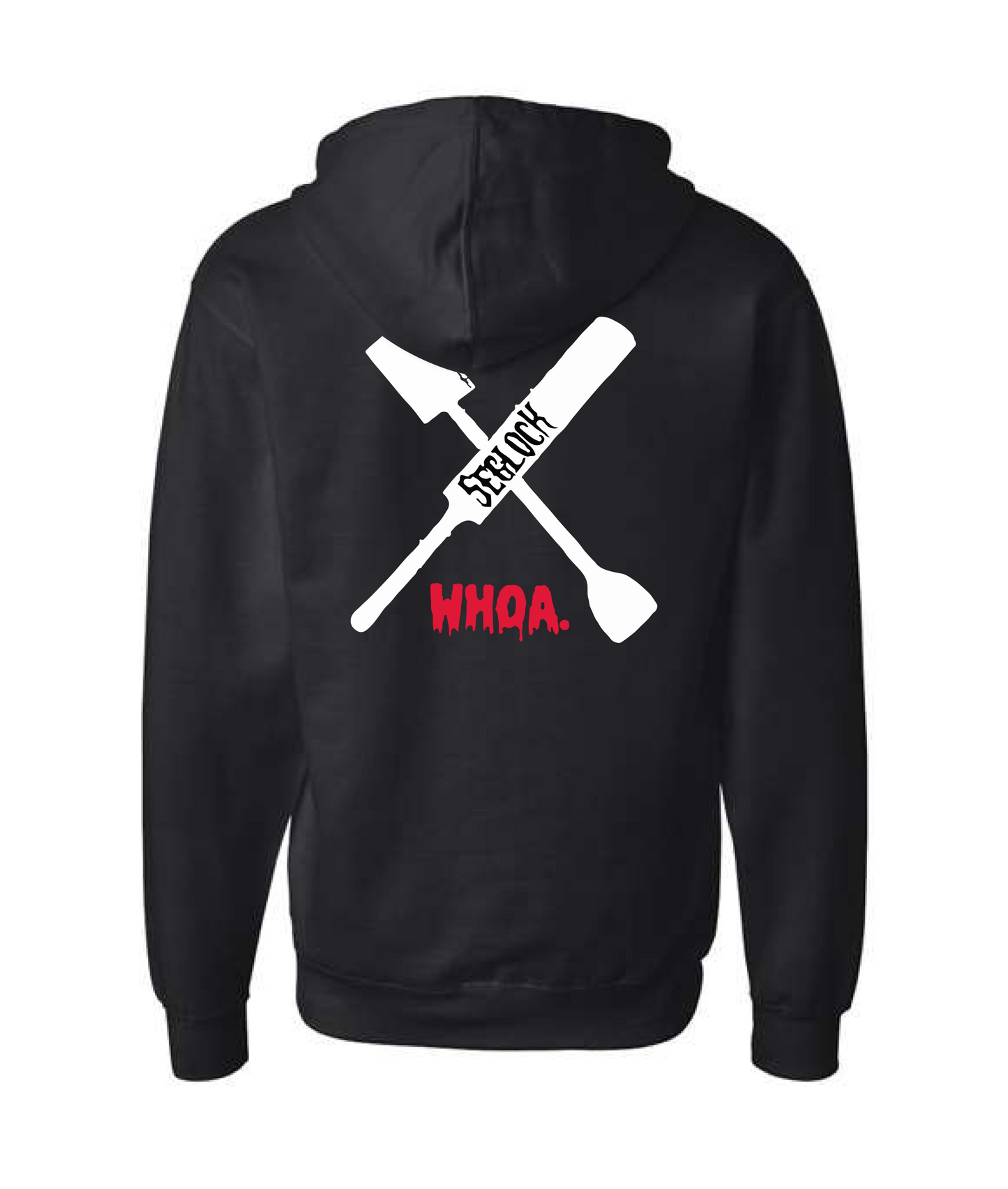 Seglock - SEG Red - Black Zip Up Hoodie