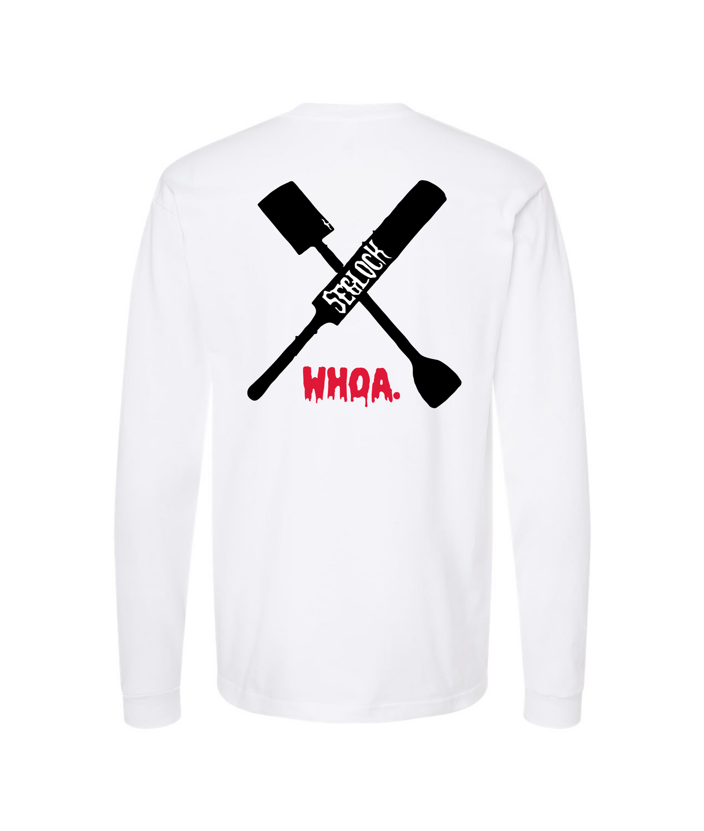 Seglock - SEG Red - White Long Sleeve T