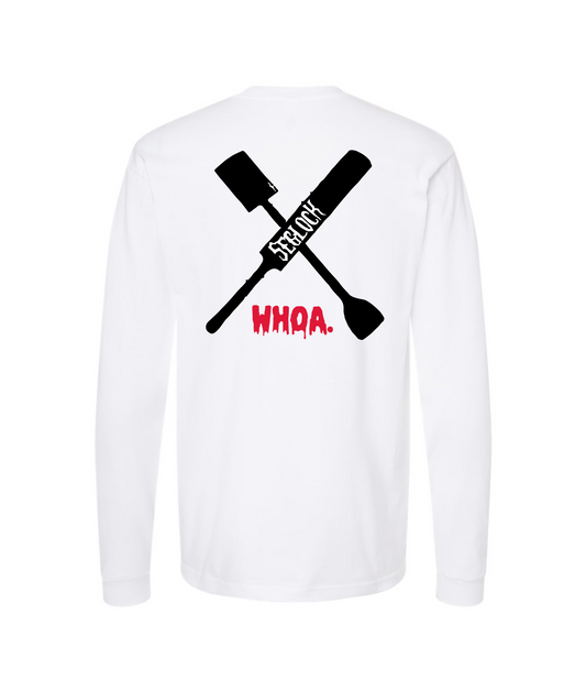 V-SEGTOP - SEG Red - White Long Sleeve T