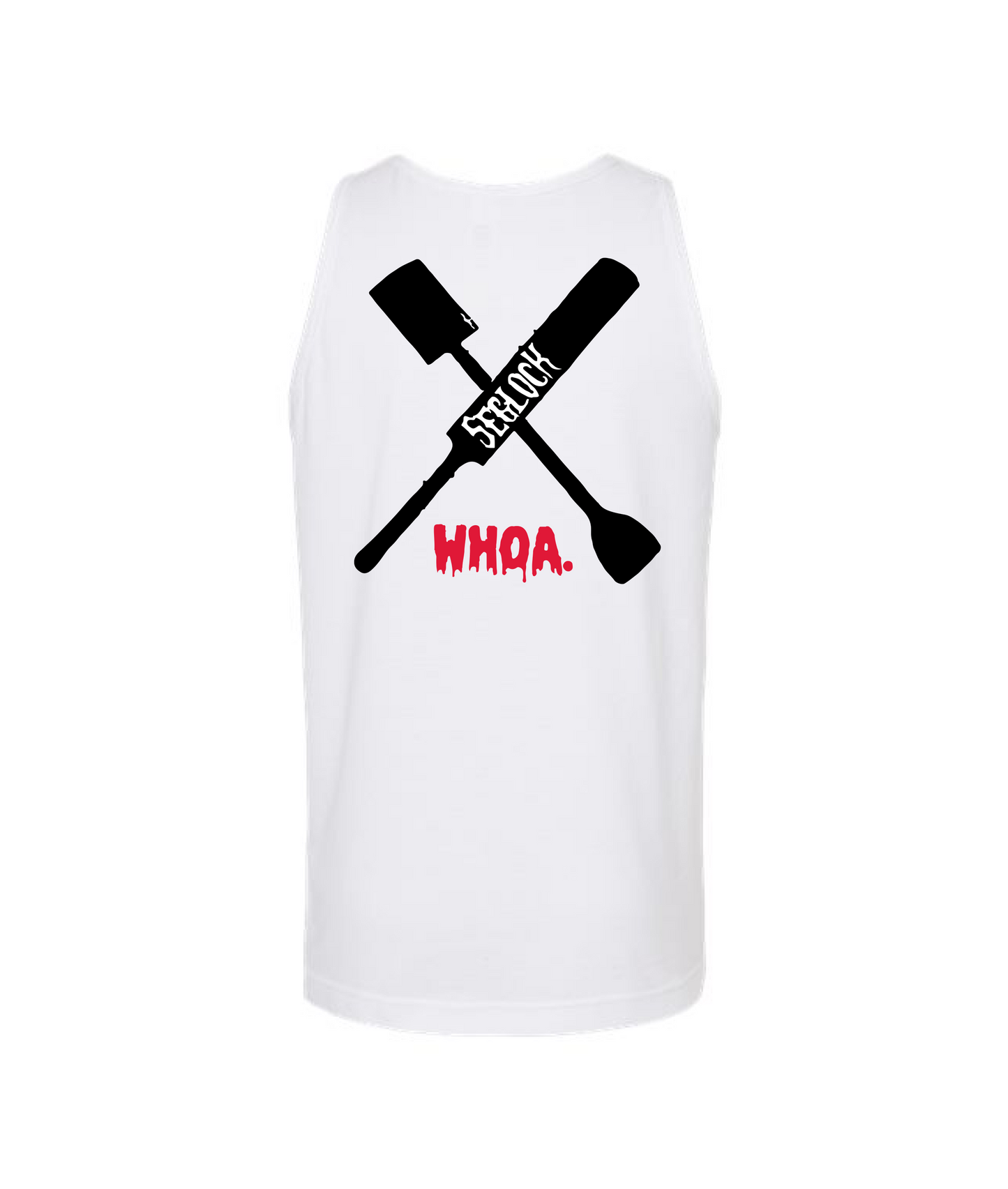 Seglock - SEG Red - White Tank Top