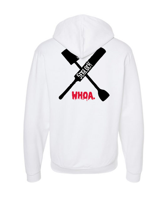 V-SEGTOP - SEG Red - White Zip Up Hoodie