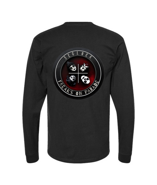 V-SEGTOP - QUAD - Black Long Sleeve T