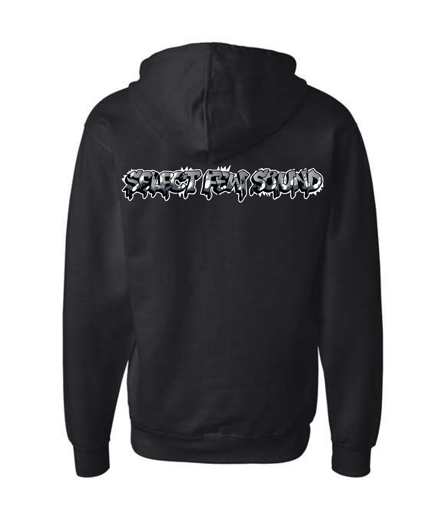 V-SFSTOP - Design 2 - Black Zip Up Hoodie
