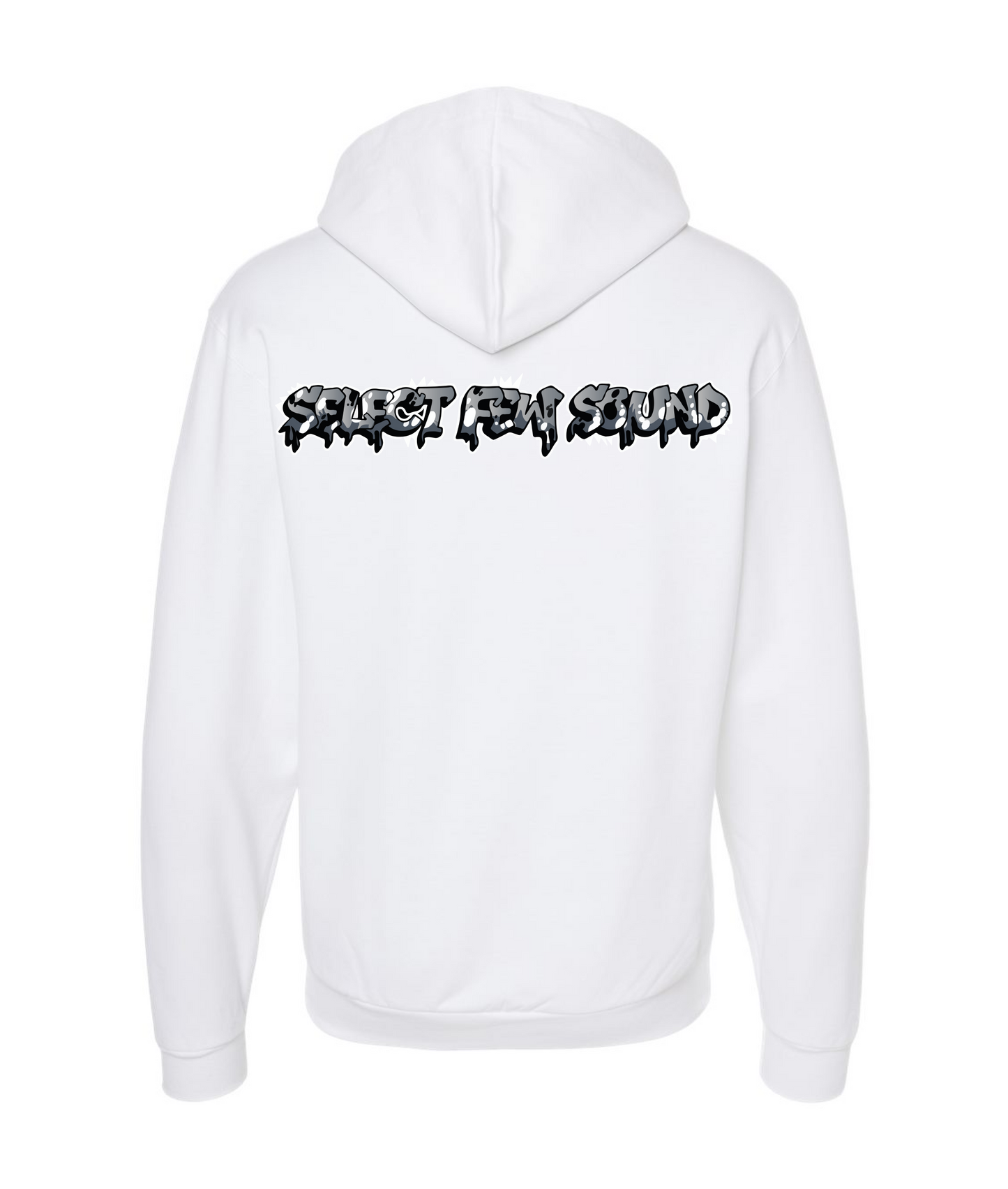 V-SFSTOP - Design 2 - White Zip Up Hoodie