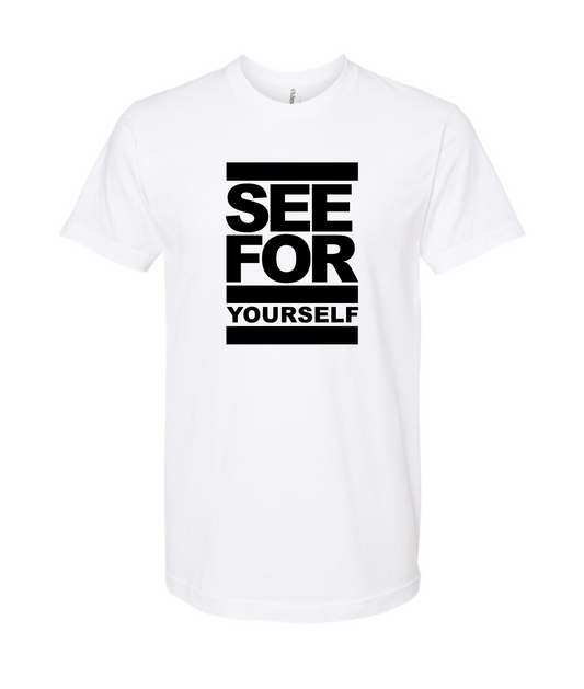 Seefor Yourself- Run Logo - White T-Shirt