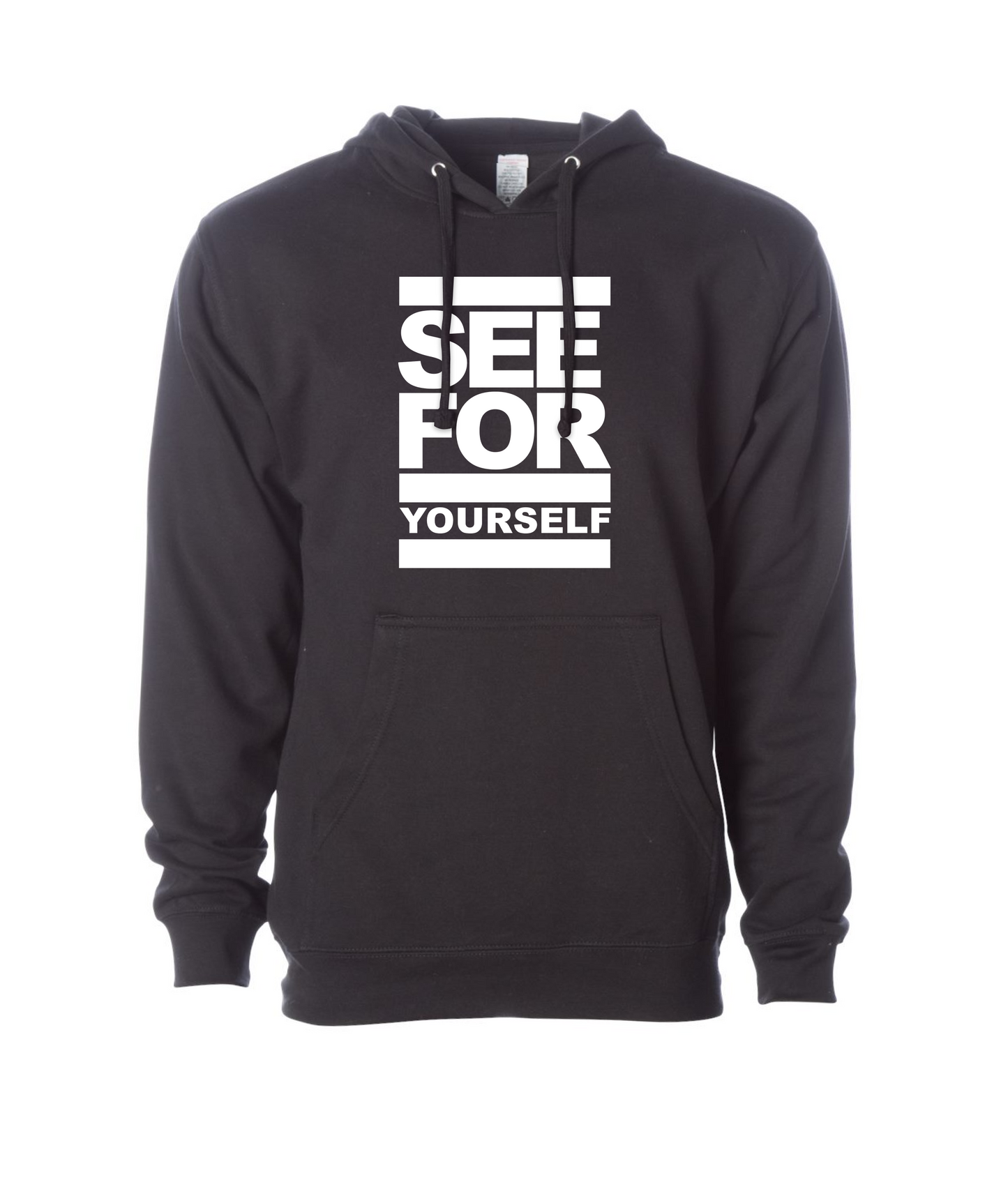 Seefor Yourself- Run Logo - Black Hoodie