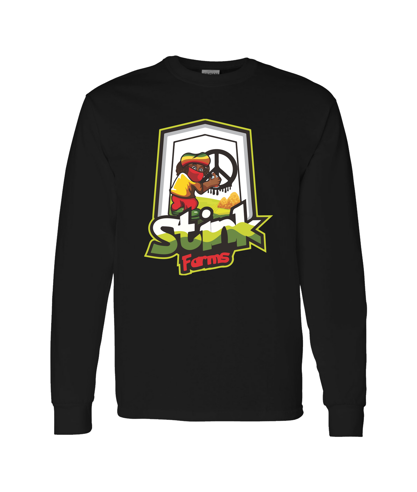 StinkGawd - Stink - Black Long Sleeve T