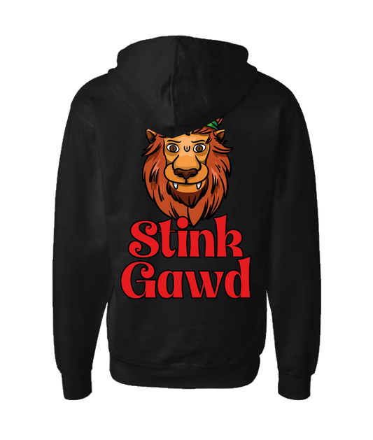 StinkGawd - Lion - Black Zip Up Hoodie