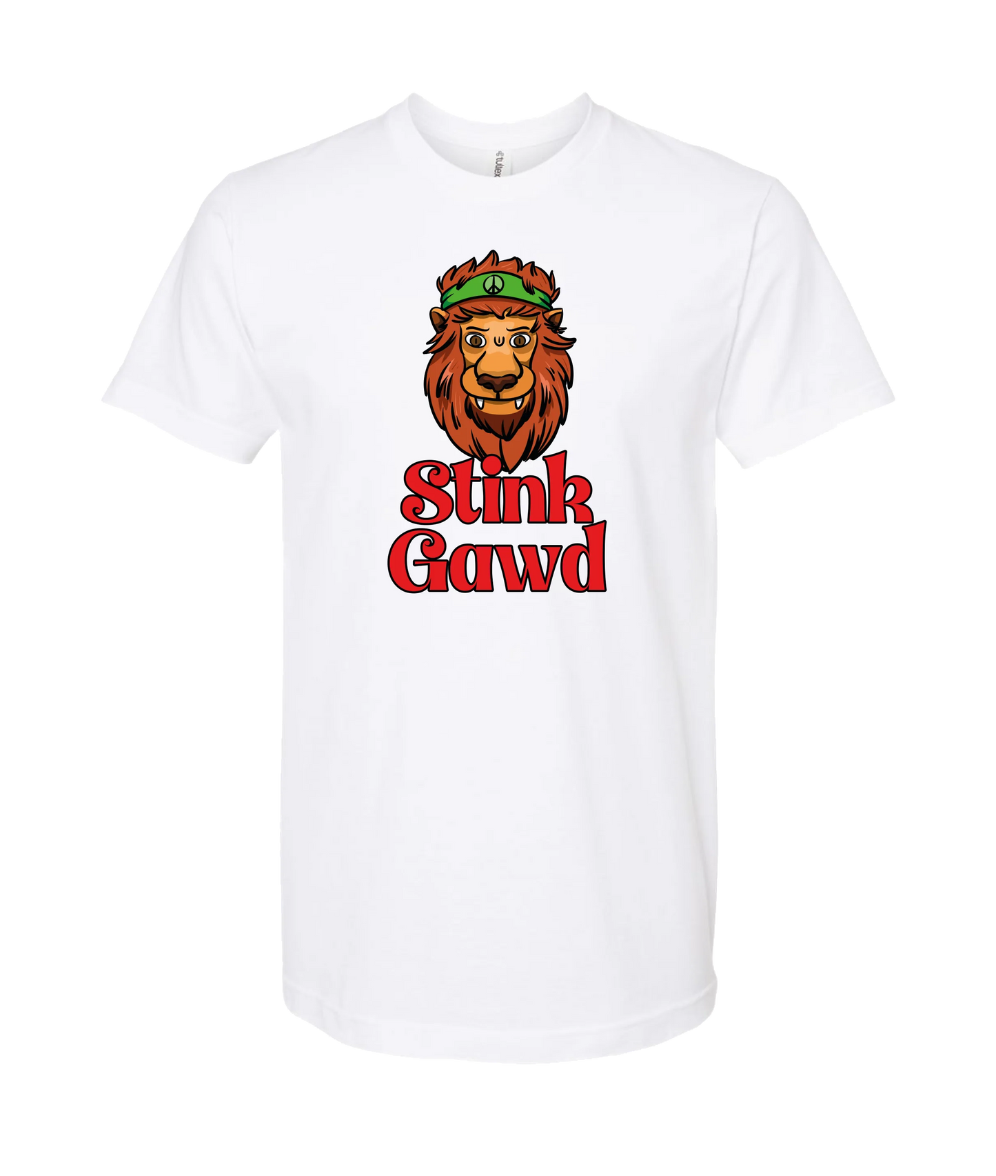 StinkGawd - Lion - White T Shirt