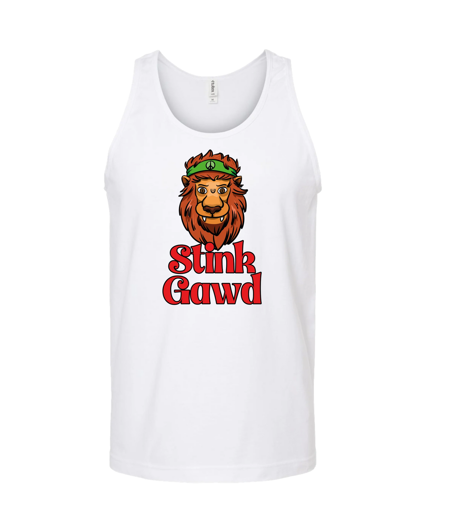 StinkGawd - Lion - White Tank Top