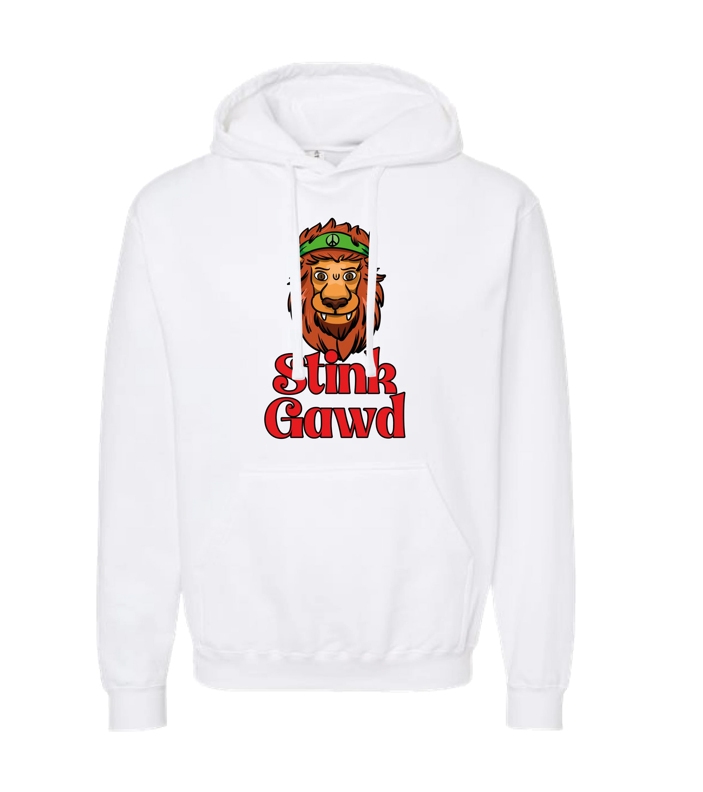 StinkGawd - Lion - White Hoodie