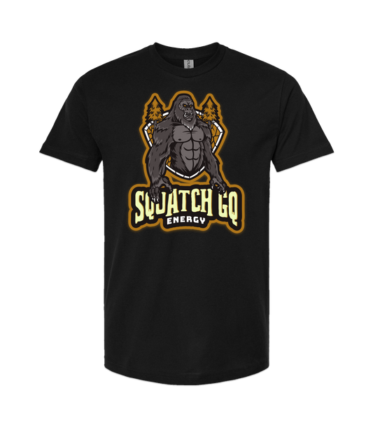 Squatch GQ Energy - Squatch Energy - Black T Shirt