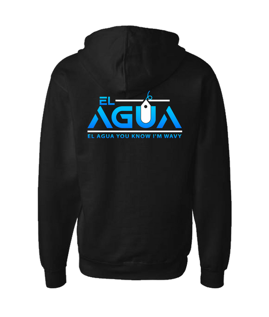 Shock - El AGUA - Black Zip Up Hoodie