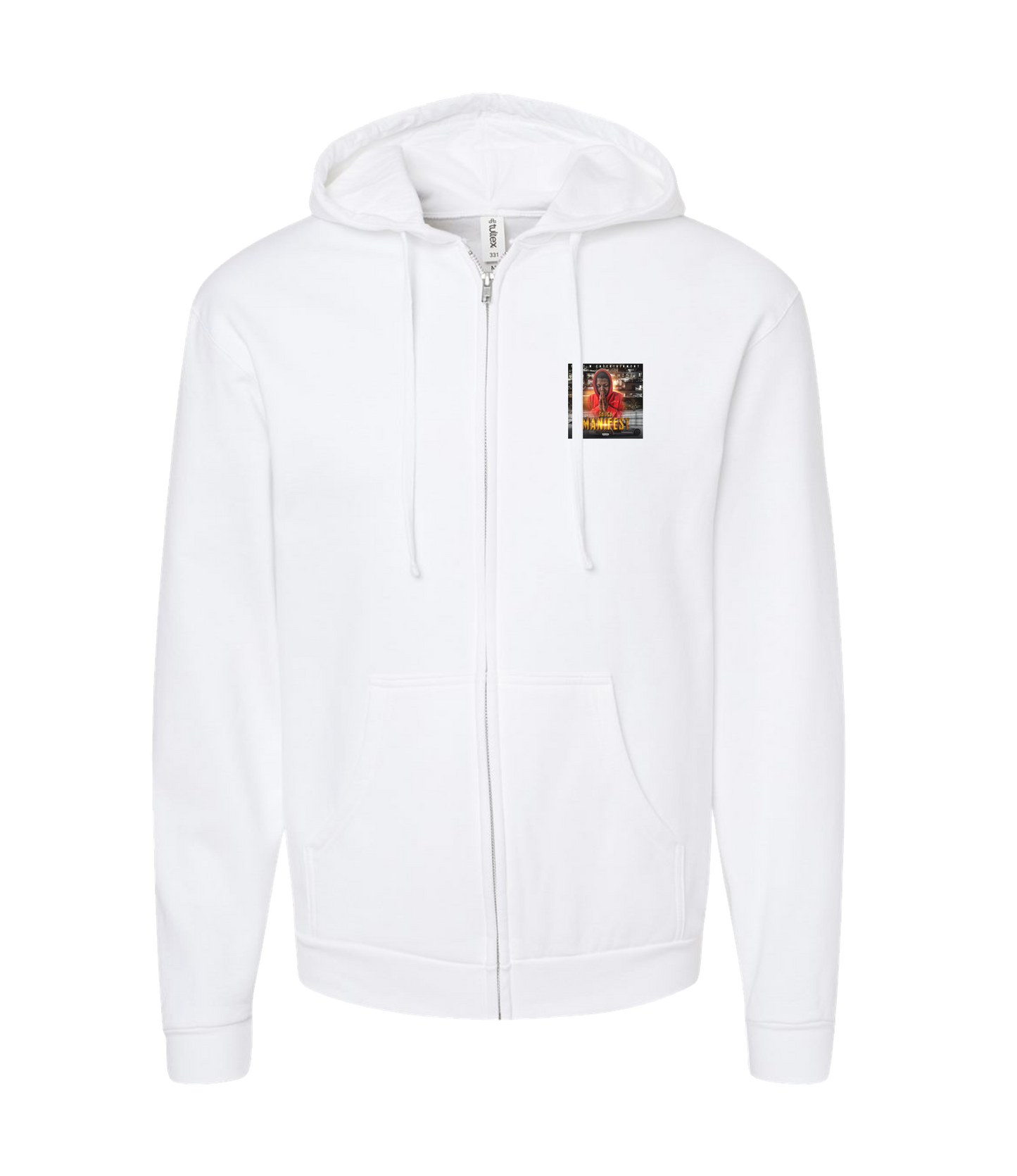 Shock - Shock Manifest - White Zip Up Hoodie
