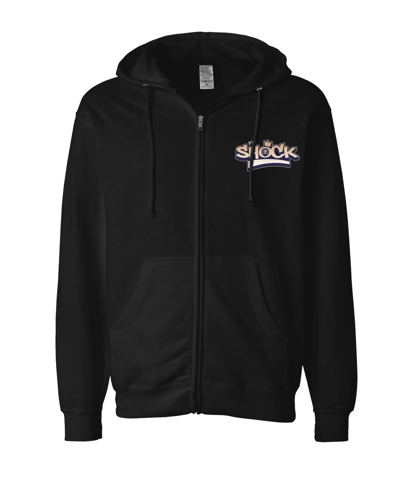 Shock - SHOCK - Black Zip Up Hoodie