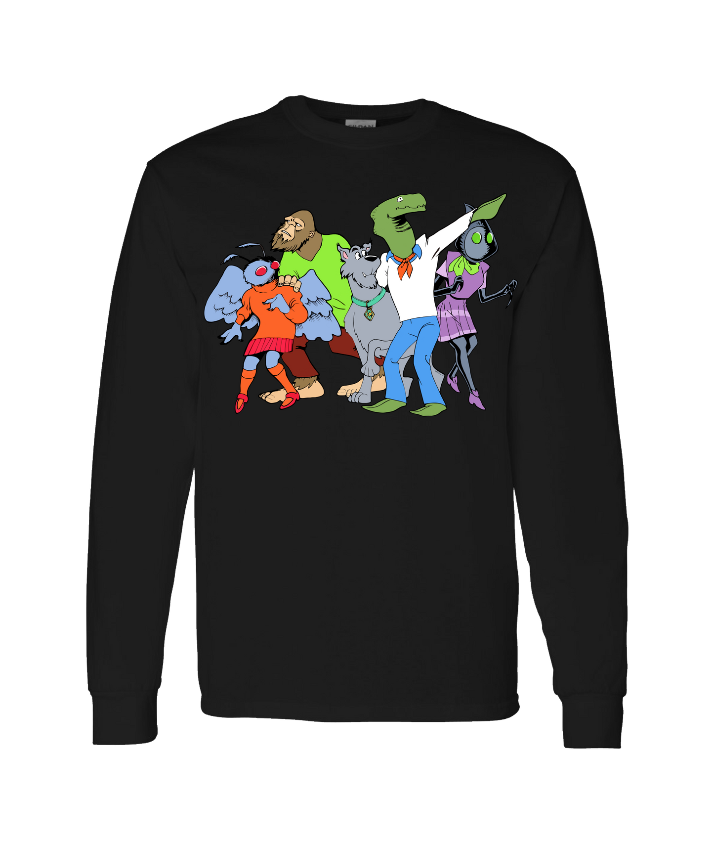 Shawn Langley - DESIGN 1 - Black Long Sleeve T