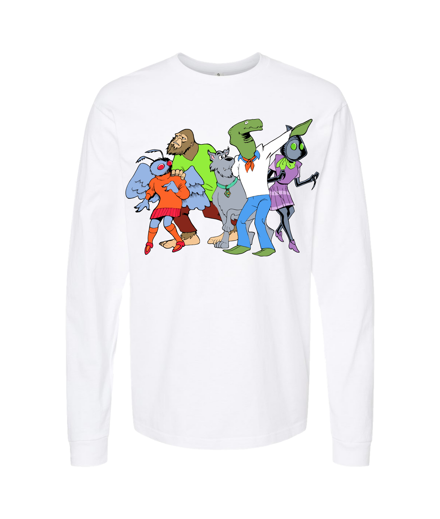 Shawn Langley - DESIGN 1 - White Long Sleeve T
