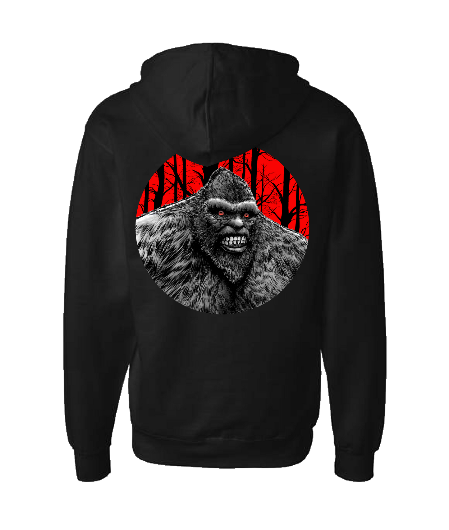 Shawn Langley - DESIGN 2 - Black Zip Up Hoodie