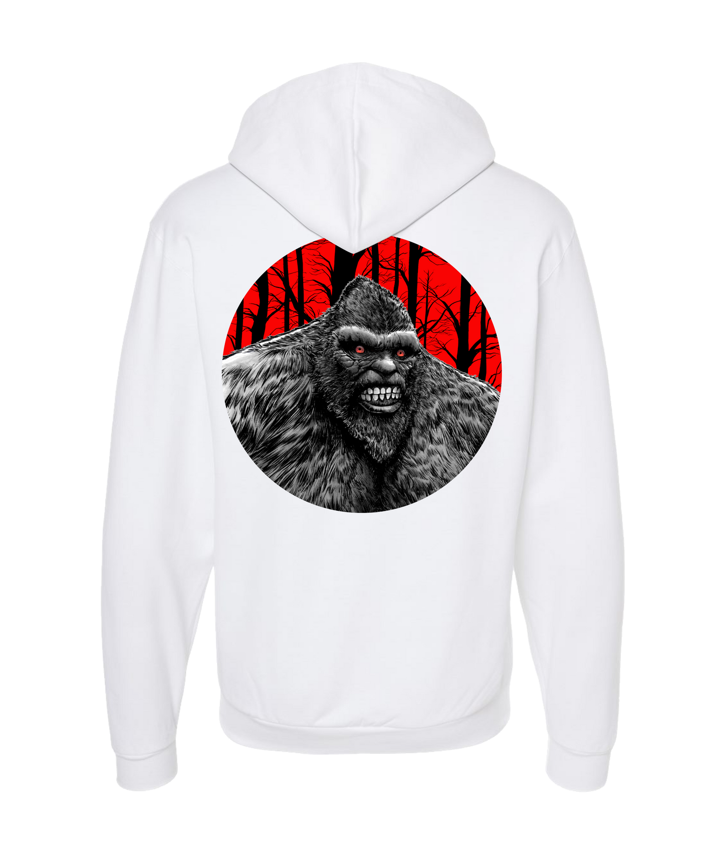 Shawn Langley - DESIGN 2 - White Zip Up Hoodie