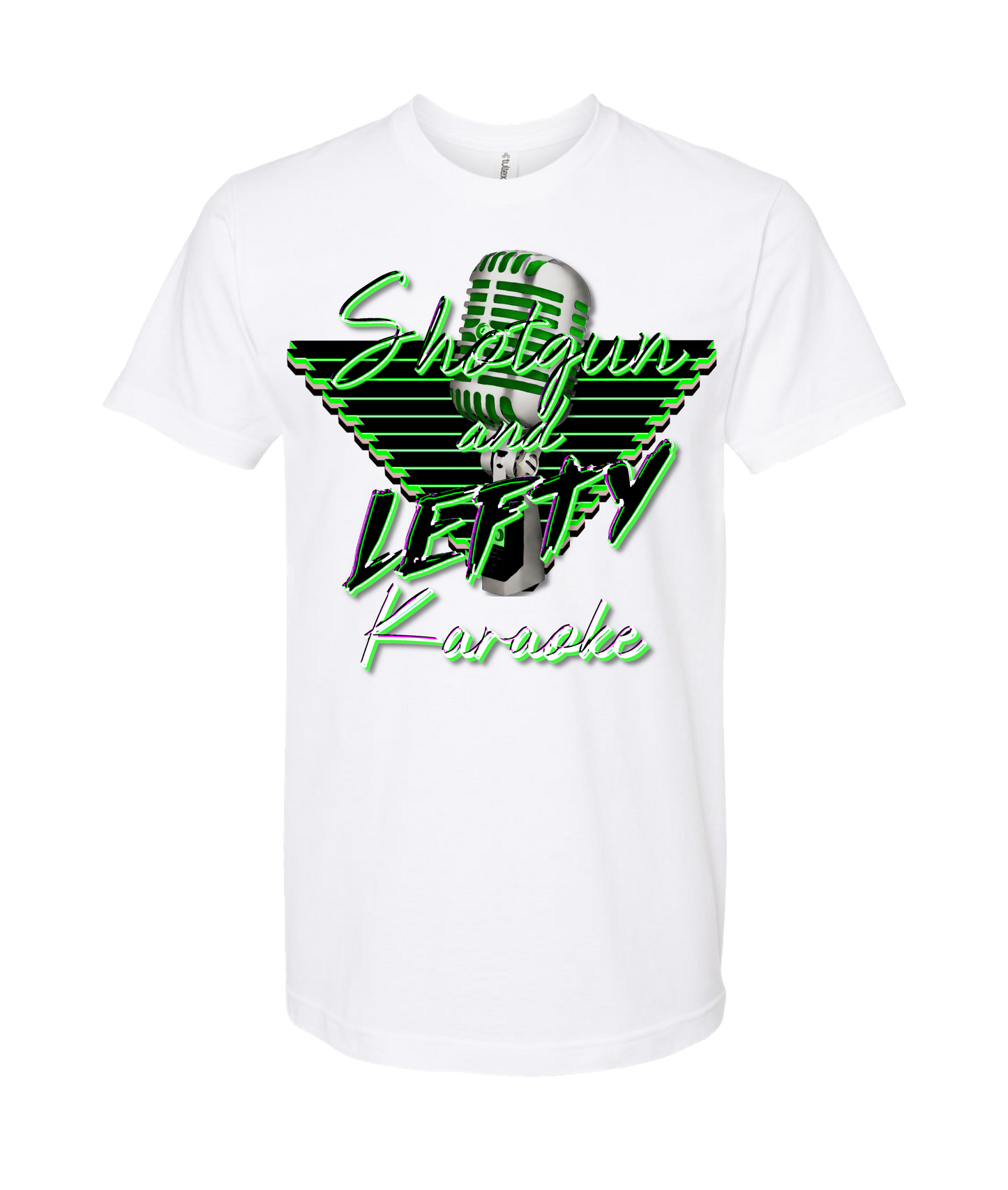 Shotgun & Lefty - DESIGN 2 - White T Shirt