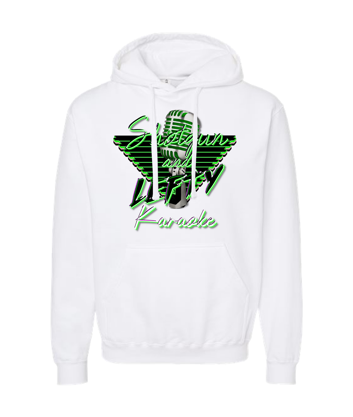 Shotgun & Lefty - DESIGN 2 - White Hoodie