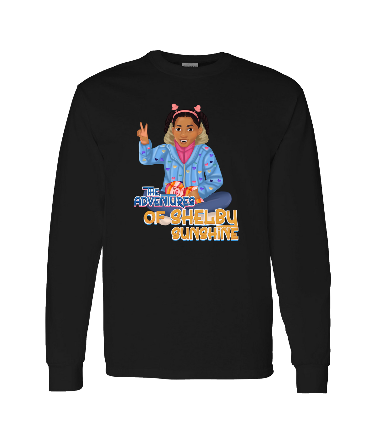 V-SHSUTOP - Shelby Sunshine - Black Long Sleeve T