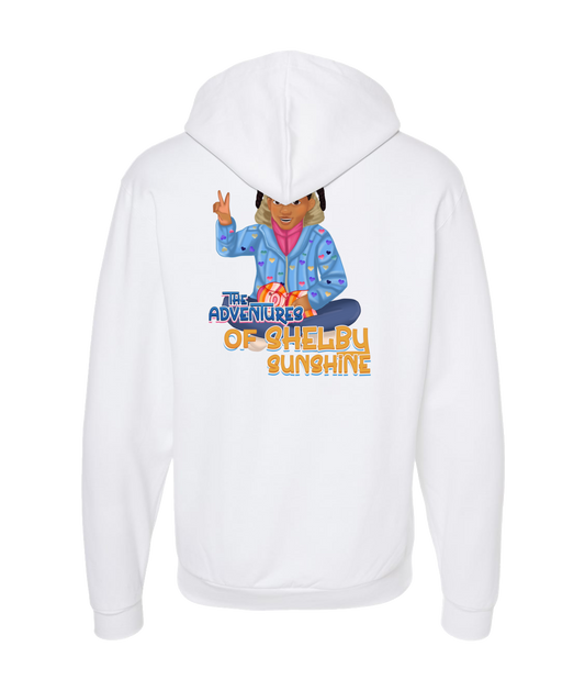 V-SHSUTOP - Shelby Sunshine - White Zip Up Hoodie