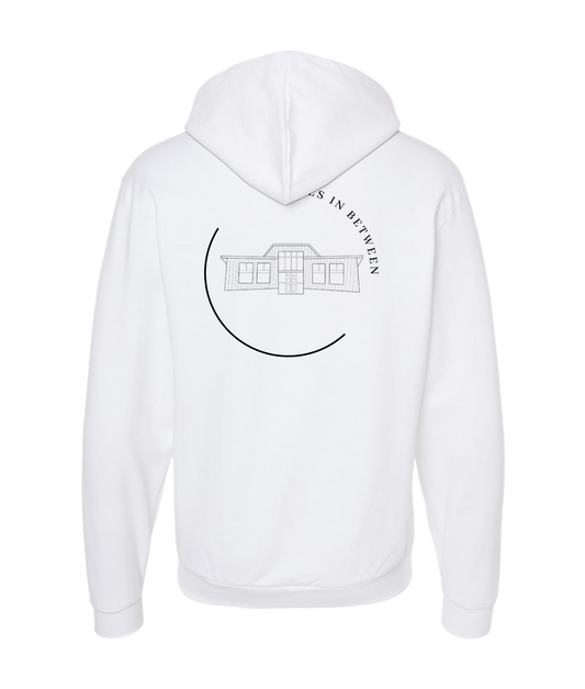 Spaces In Between - House - White Zip Up Hoodie