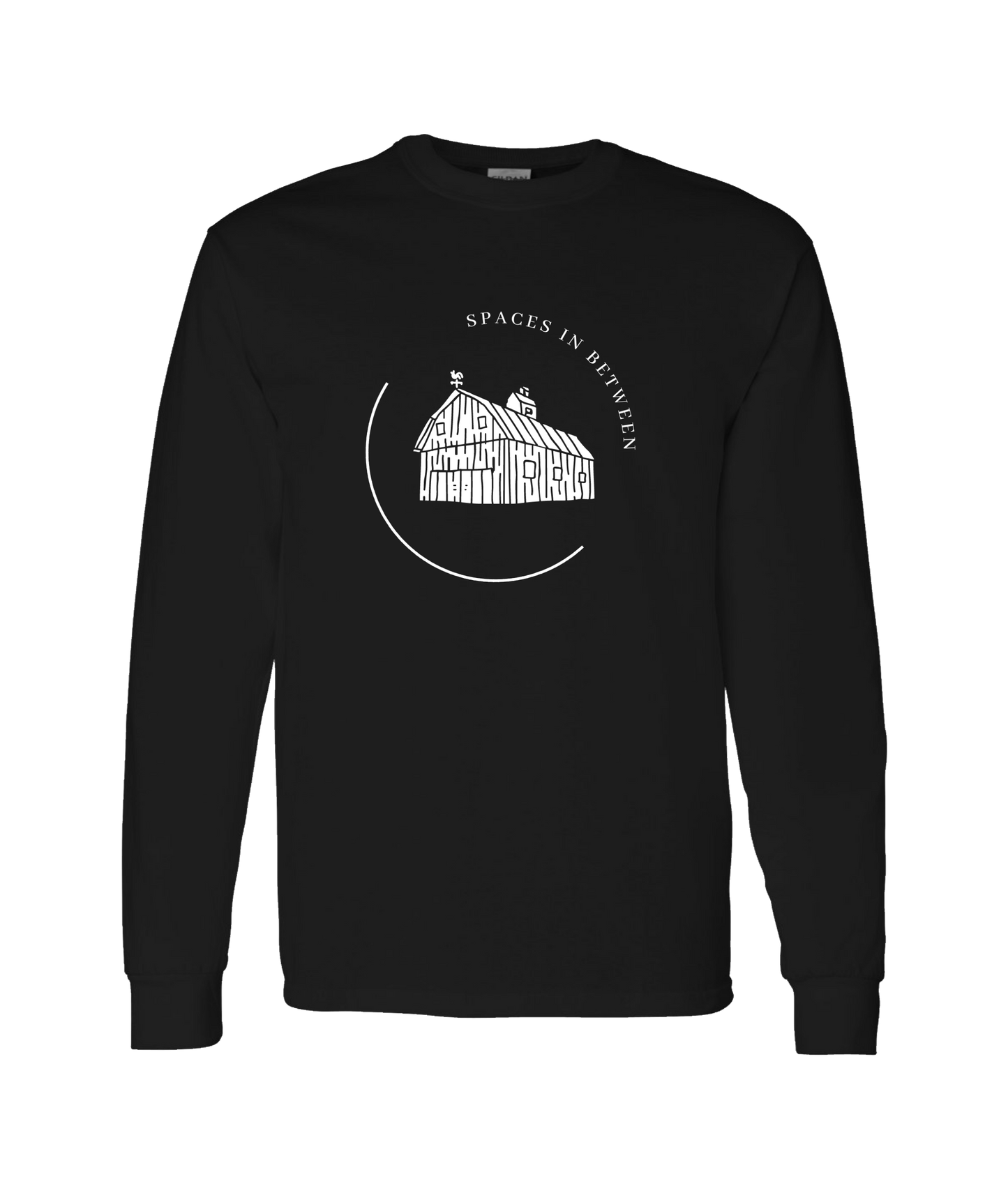Spaces In Between - Barn - Black Long Sleeve T
