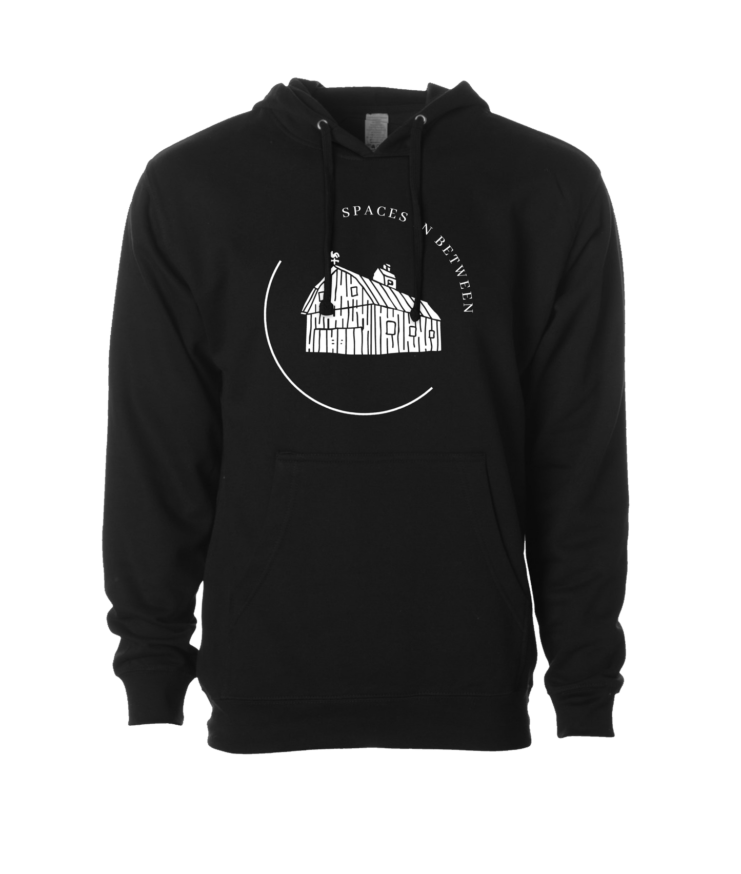 Spaces In Between - Barn - Black Hoodie