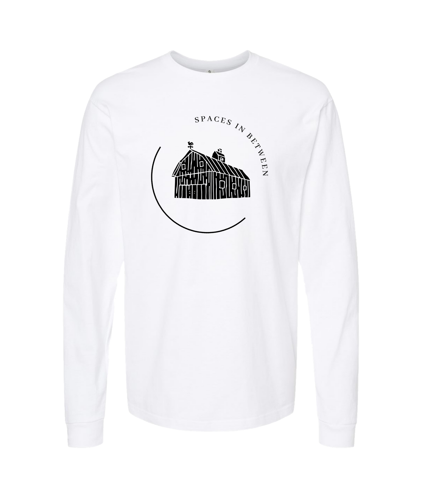 Spaces In Between - Barn - White Long Sleeve T
