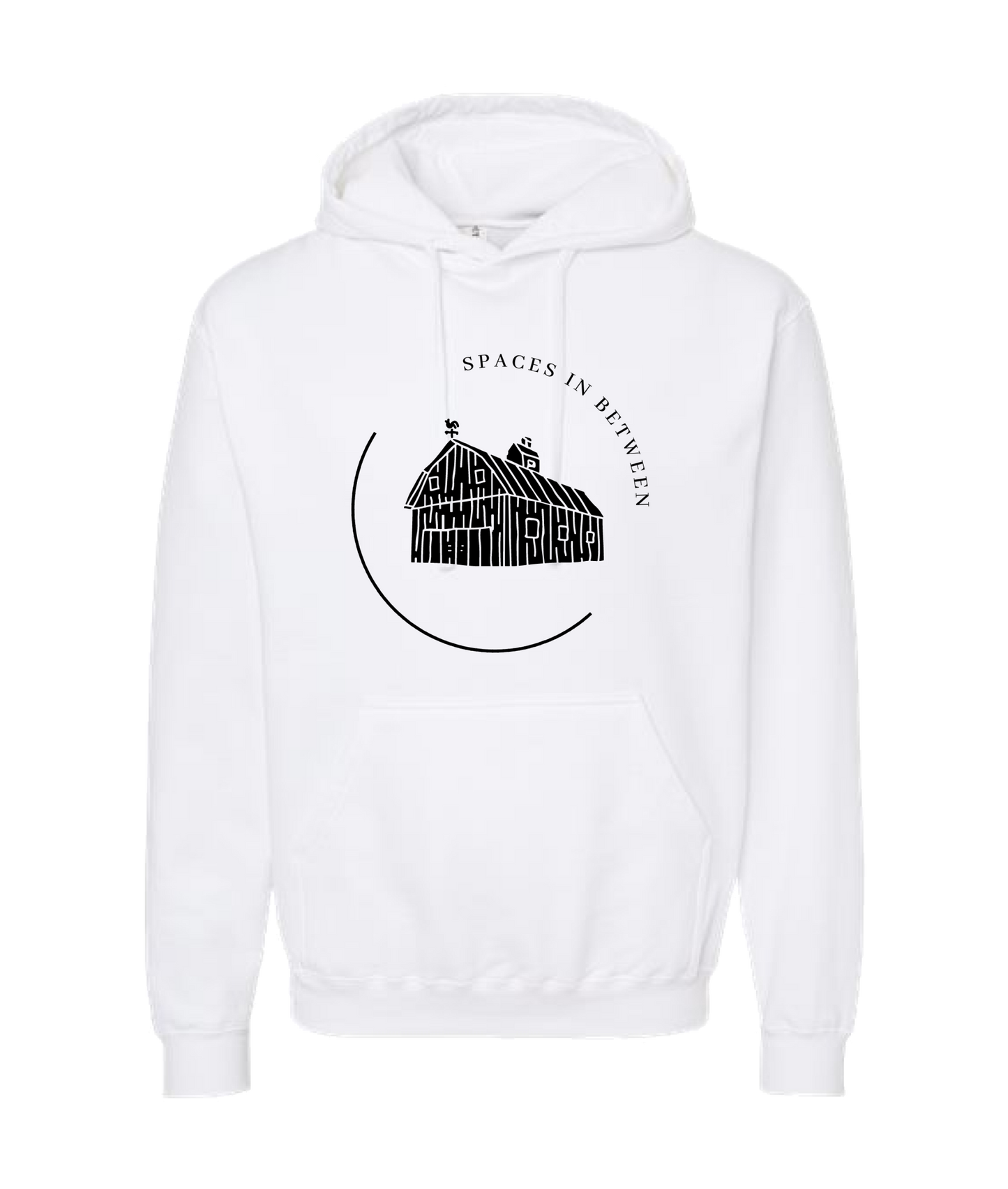 Spaces In Between - Barn - White Hoodie