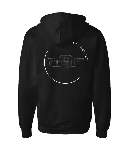 Spaces In Between - House - Black Zip Up Hoodie