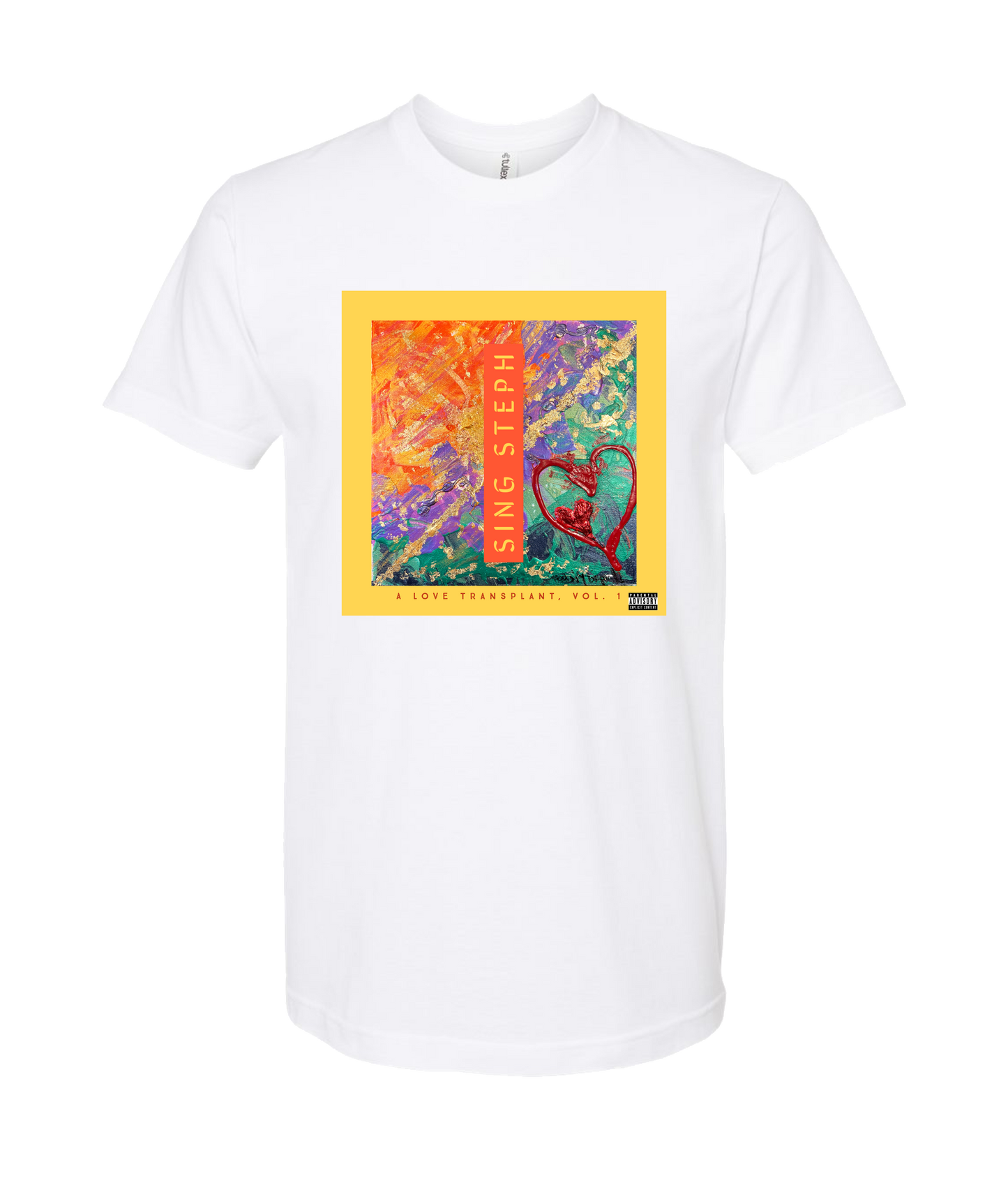 Sing Steph - A Love Transplant - White T Shirt