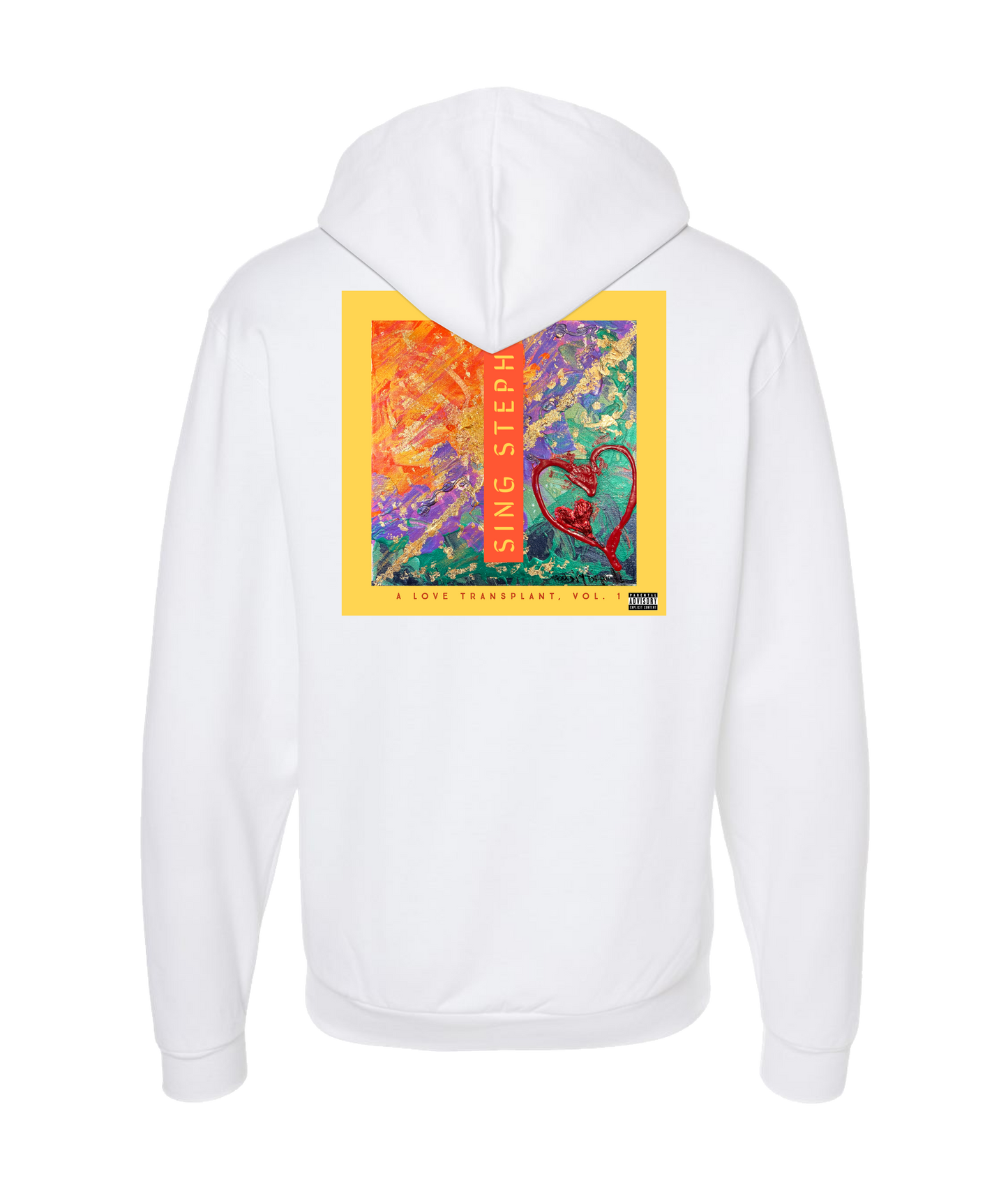 V-SINSTOP - DAILY - White Zip Up Hoodie