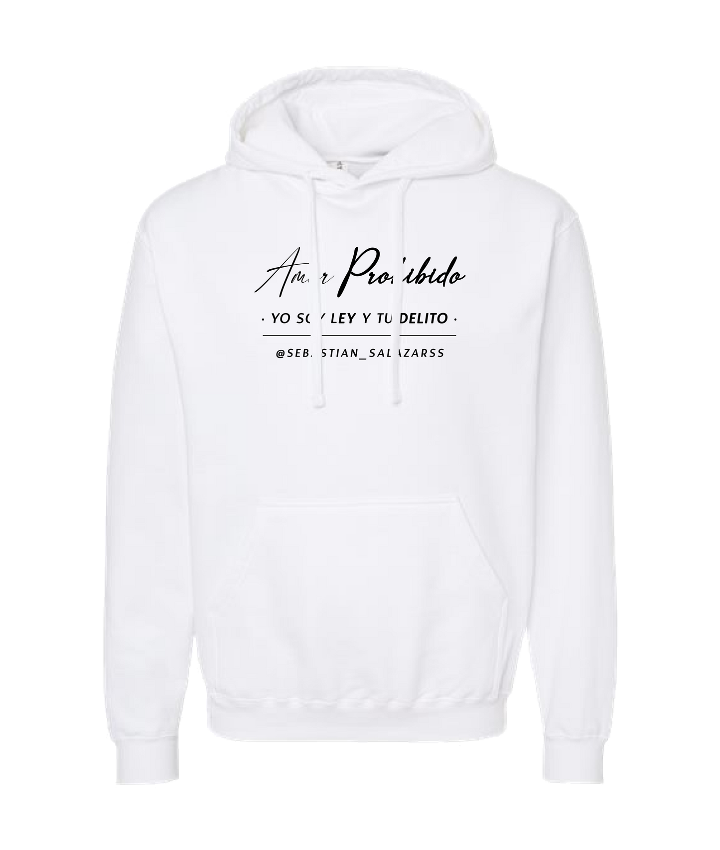 Sebastian Salazar - Yo Soy Ley Y Tu Delito - White Hoodie