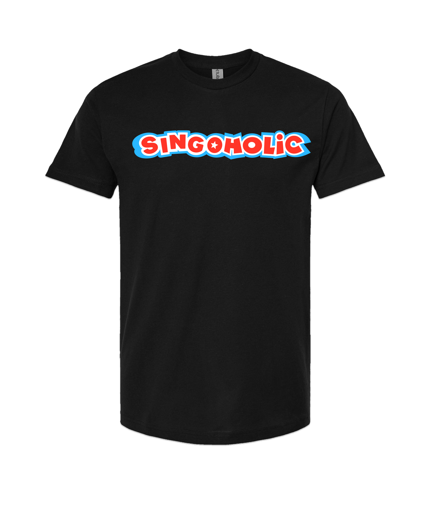Singo Music Bingo - Singoholic - Black T Shirt