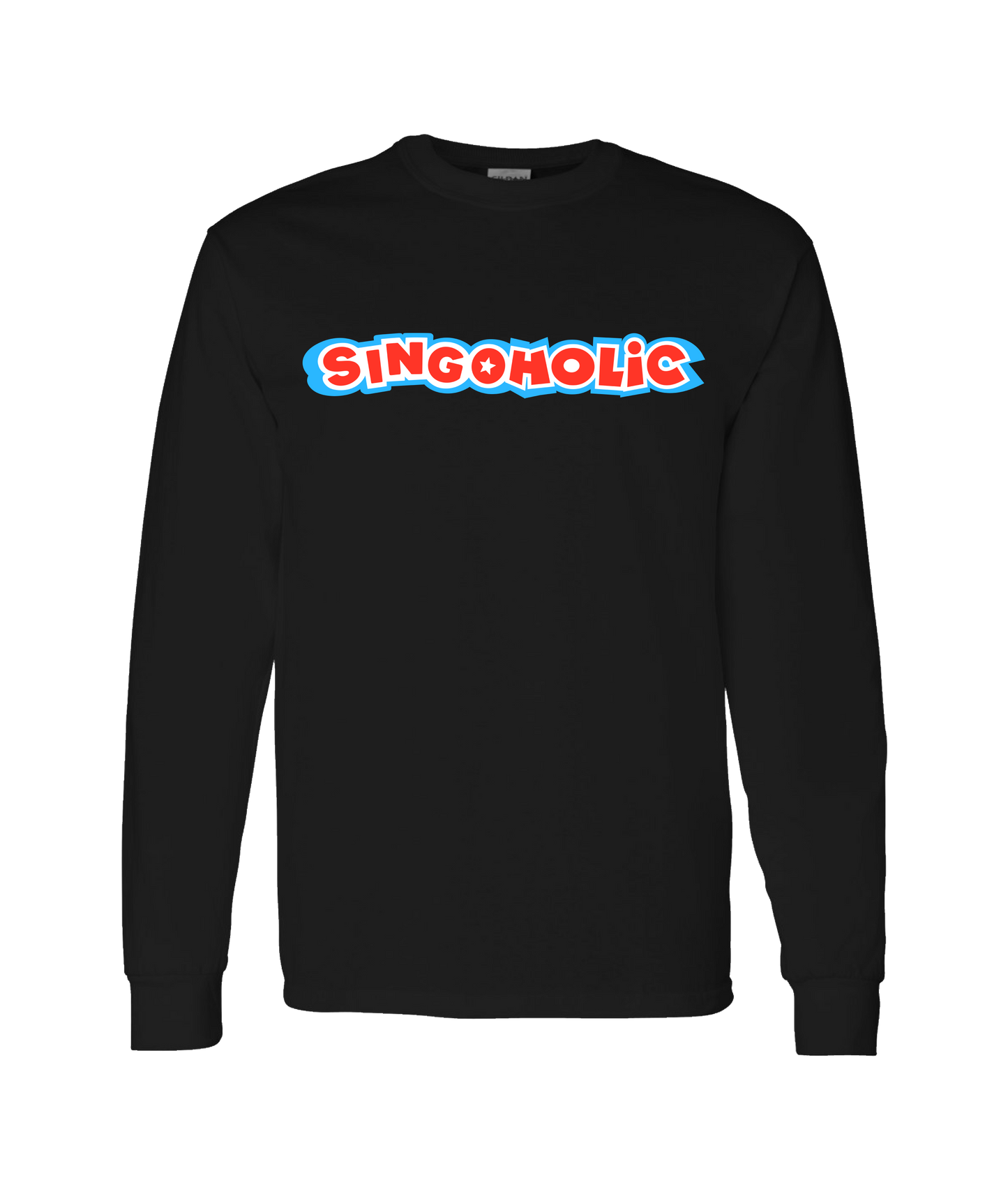 Singo Music Bingo - Singoholic - Black Long Sleeve T