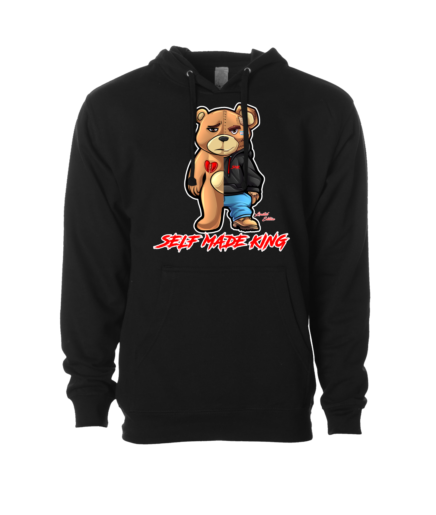 Self MADE KINGZ - LOGO 1 - Black Hoodie