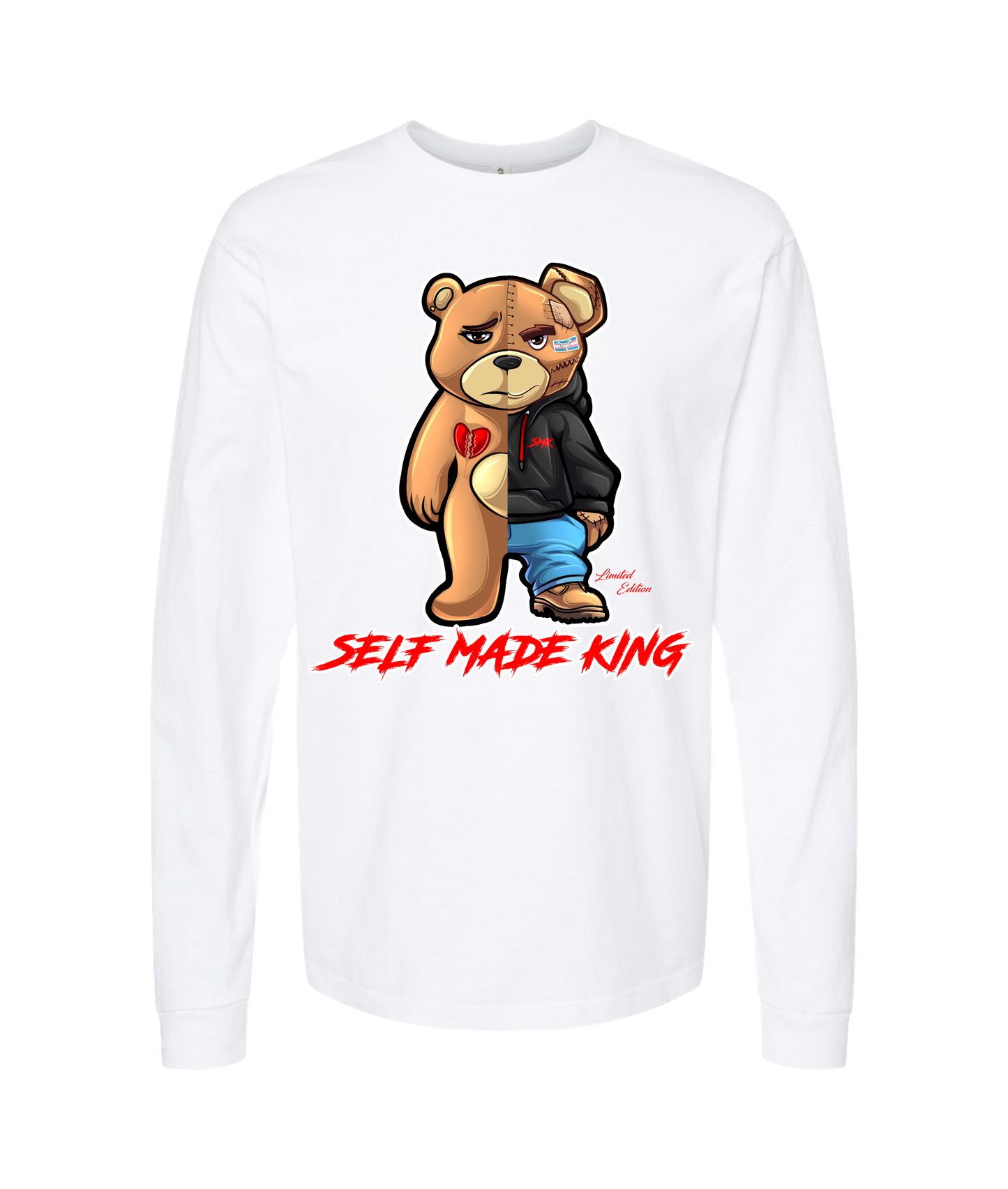 V-SMKITOP - LOGO 1 - White Long Sleeve T