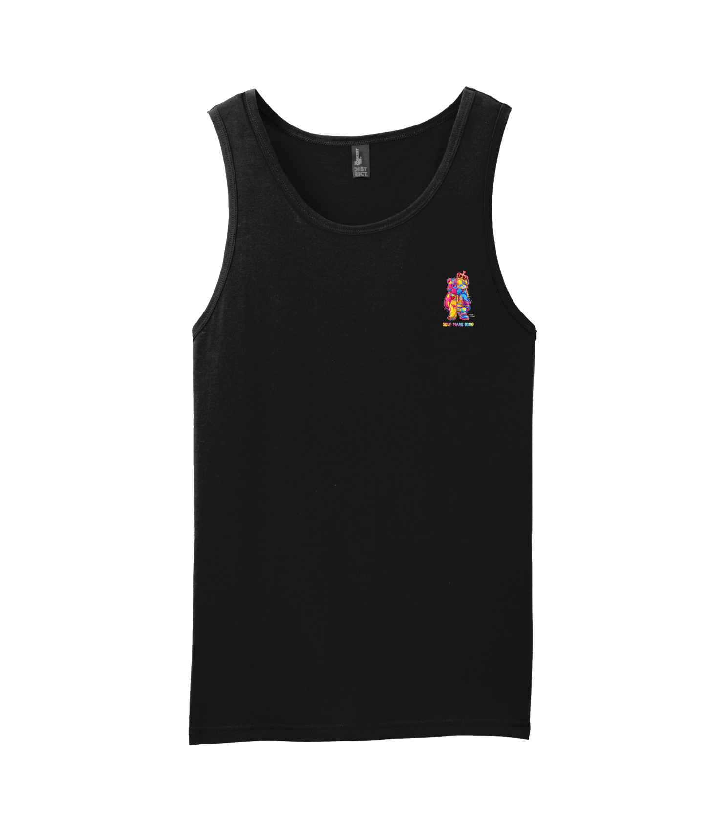 Self MADE KINGZ - LOGO 2 - Black Tank Top