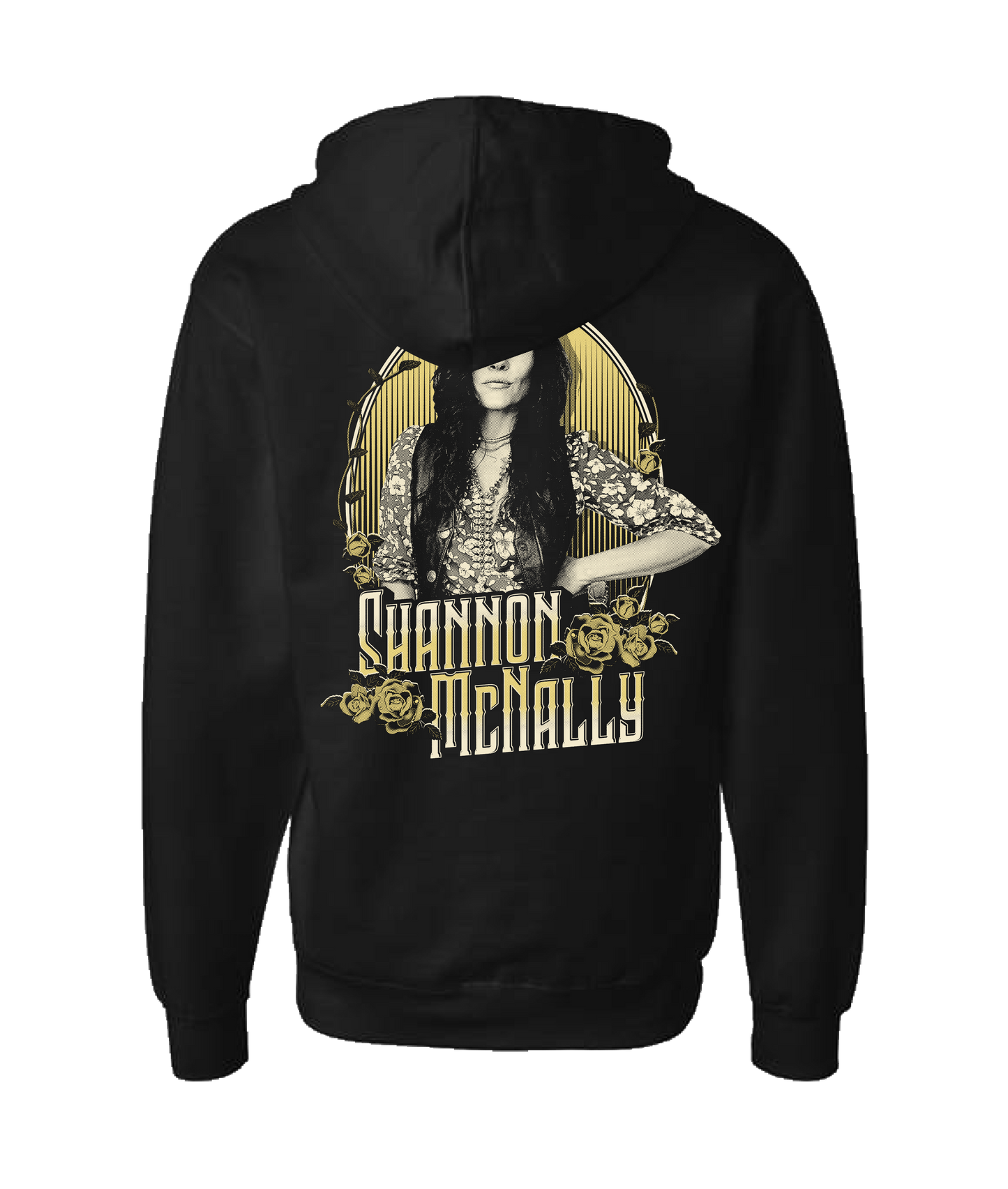 Shannon McNally - Shannon - Black Zip Up Hoodie