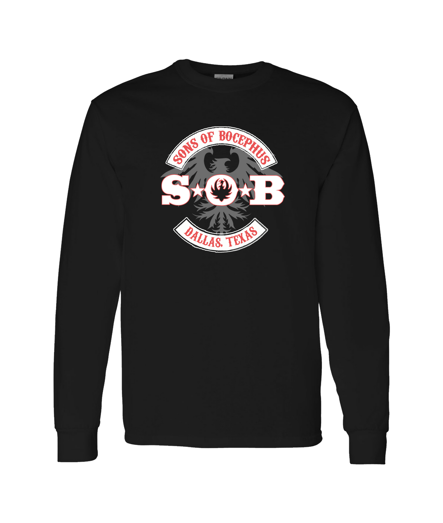 Sons of Bocephus - Dallas, TX - Black Long Sleeve T