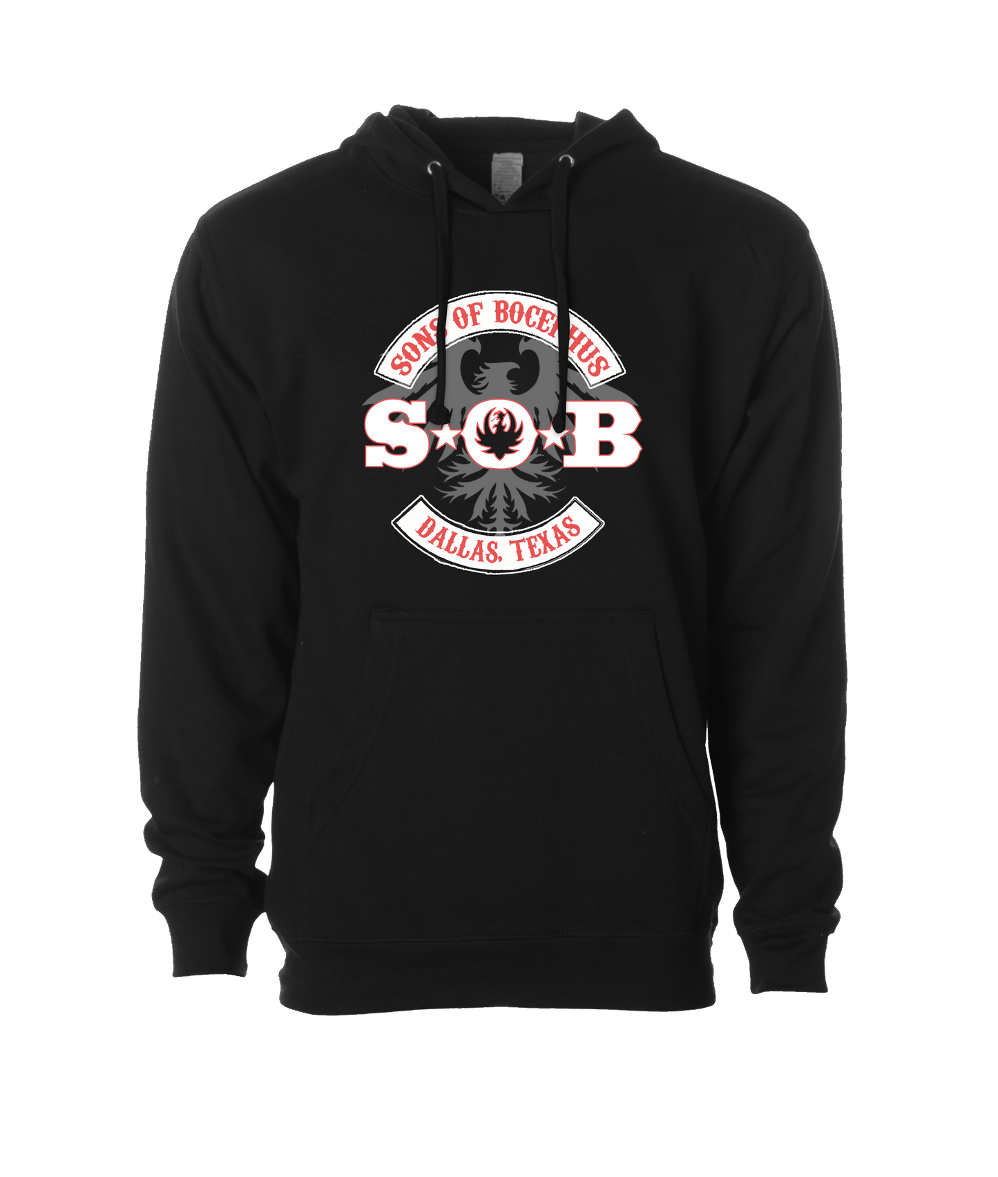 Sons of Bocephus - Dallas, TX - Black Hoodie