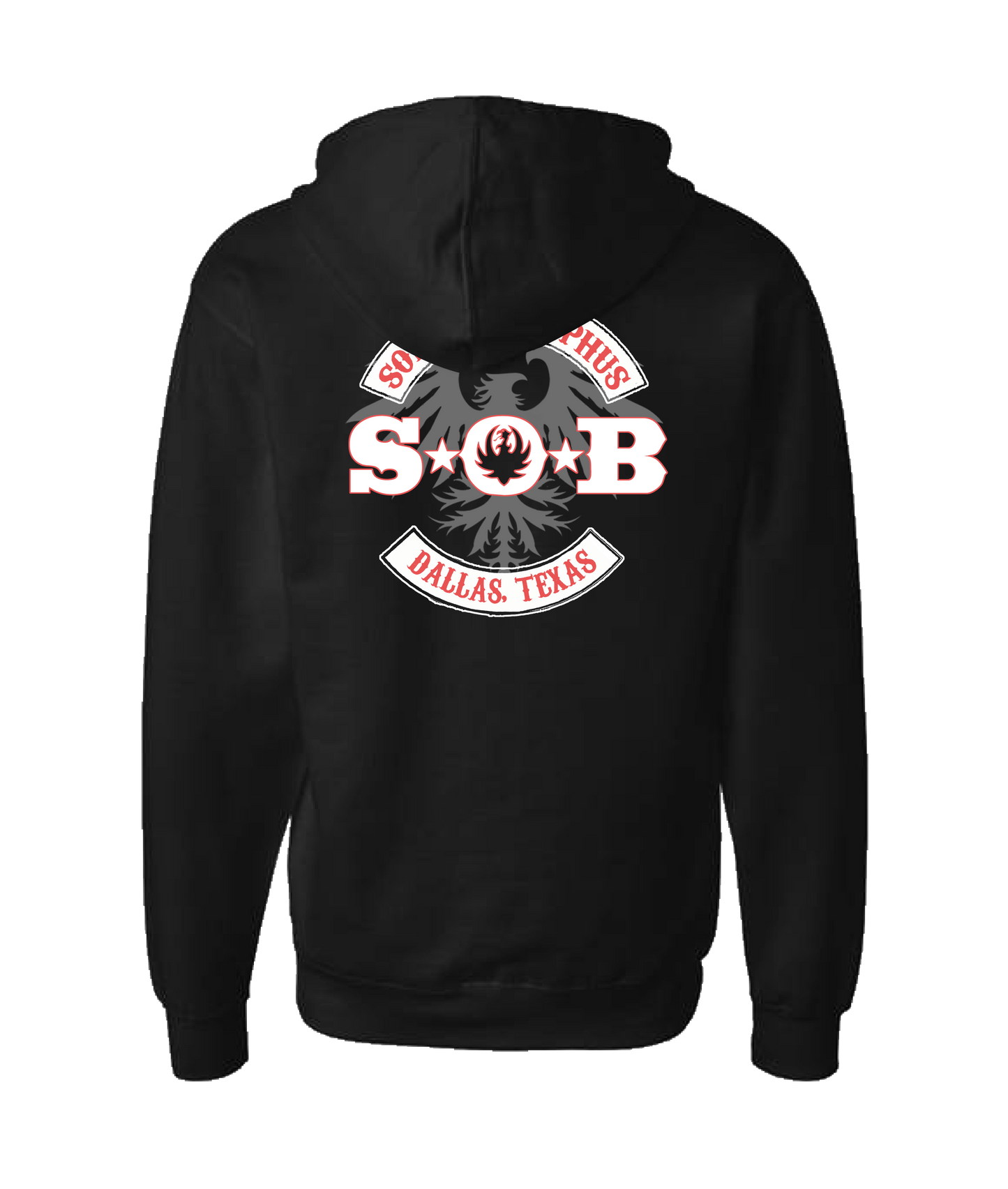 Sons of Bocephus - Dallas, TX - Black Zip Hoodie