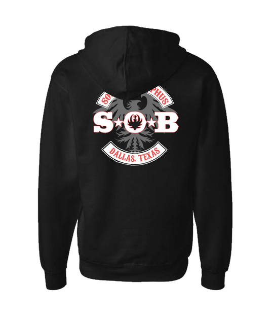 Sons of Bocephus - Dallas, TX - Black Zip Hoodie