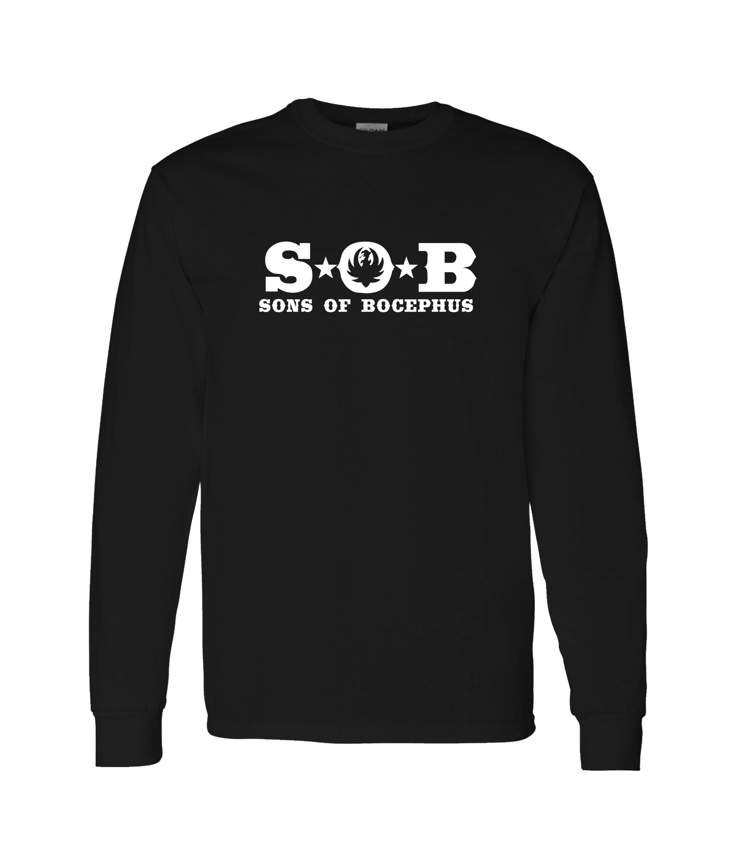 Sons of Bocephus - Logo - Black Long Sleeve T