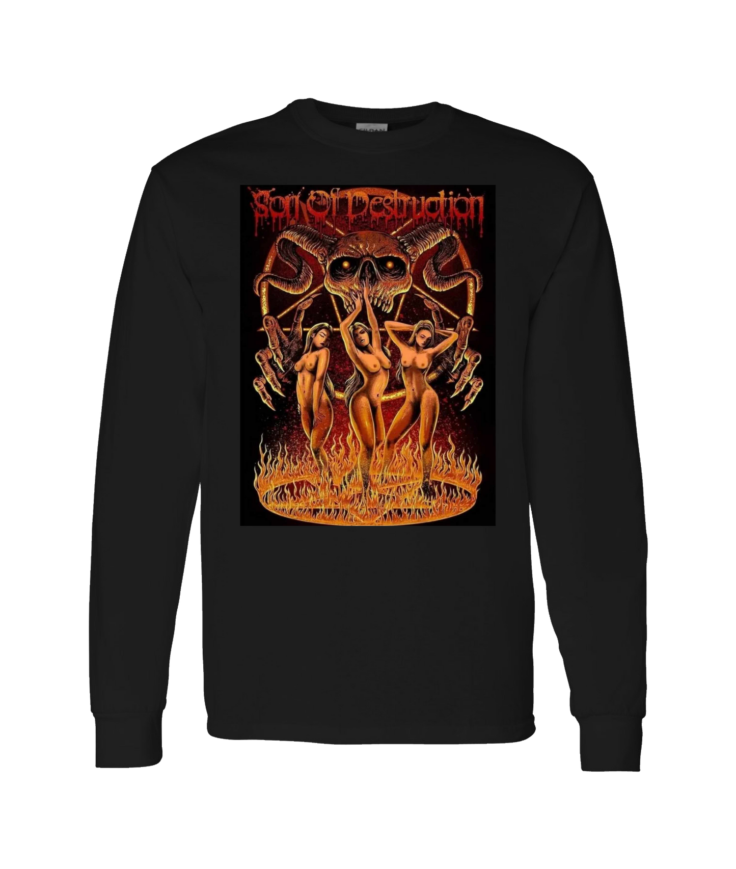 SonOfDestruction - Destruction Designed - Black Long Sleeve T
